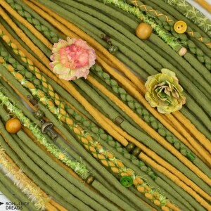 Wolle Dreadlocks: Märchenhafte Boho Dreads, Set mit 30 Stück