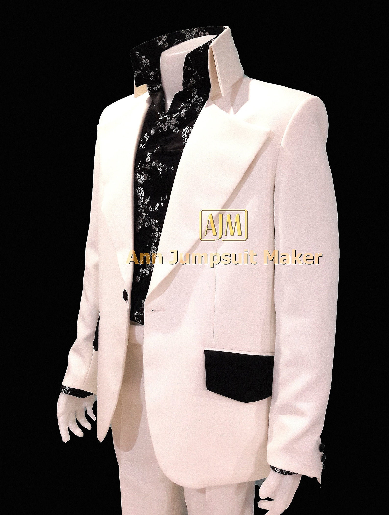 Elvis High Collar Jacket Stage Wear3 Etsy
