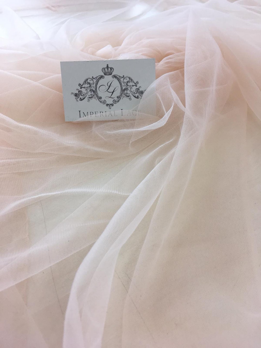 Polyester Tulle Salmon Polyester Tulle Fabric - 59