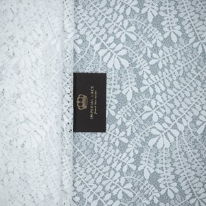 Off white lace fabric, Lace fabric, Boho lace fabric, Alencon lace fabric, lace fabric, Bridal lace fabric, Fabric By the Yard B00522