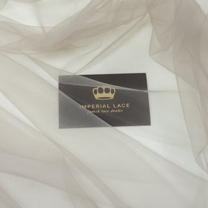 Beige gray tulle fabric, Soft tulle fabric, Lingerie net, Gray net fabric, Evening dress tulle, Veil tulle, Bridal tulle, Mesh fabric T00347