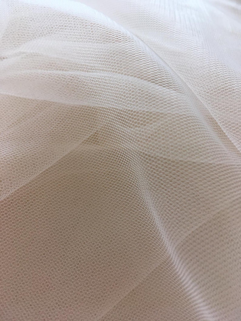 wide 59 sold per meter  T00185 Salmon tulle fabric 150 cm