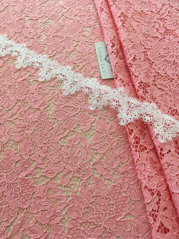 Lace Stoff Spitze Rosa Rosa Spitzenstoff, Spitzenstoff, Boho