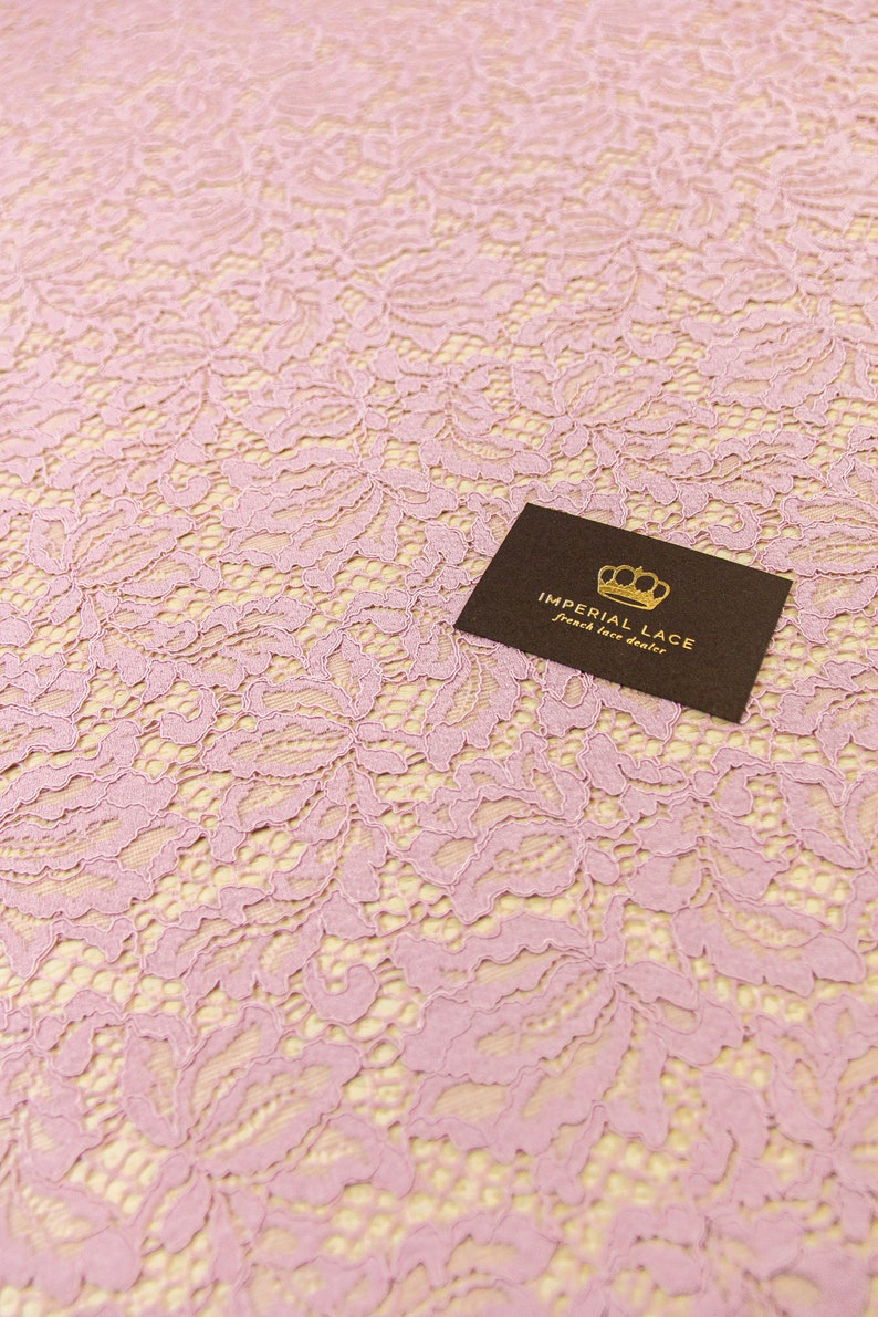 Lace fabric scalloped lace fabric boho lace fabric Fabric By the Yard K01029 alencon lace fabric bridal lace fabric Pink lace fabric