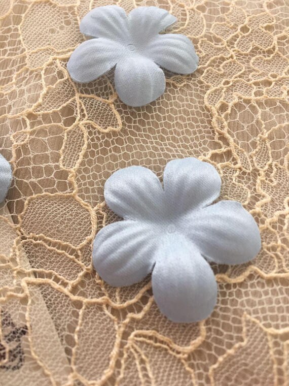 Blue Fabric Flowers, Bridal Hair Pins, Wedding Accessories  display picture 3