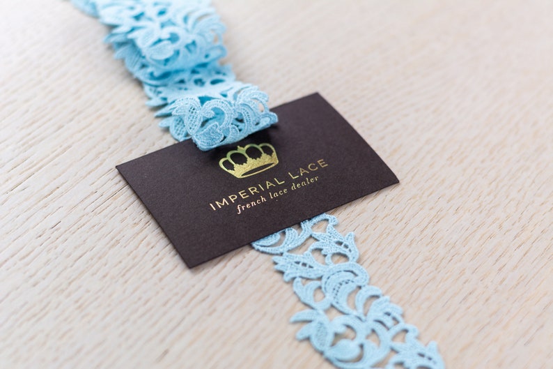 Blue lace fabric Chantilly Lace French Lace Blue lace trim Scalloped lace Eyelash lace Floral Lace MK00523 Bridal lace Wedding Lace