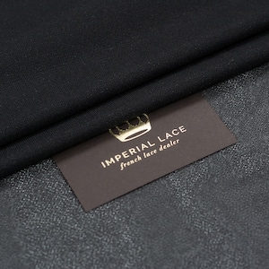 Black Fusible Weft Interlining, Soft Bi-Elastic Fabric