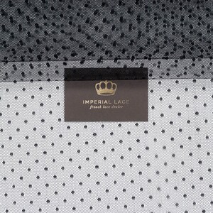 Black Dotted tulle fabric, Evening dress tulle, Lingerie net, Italy fabric, Black net fabric, Mesh fabric, Mesh by the yard, Soft net T00313 image 9