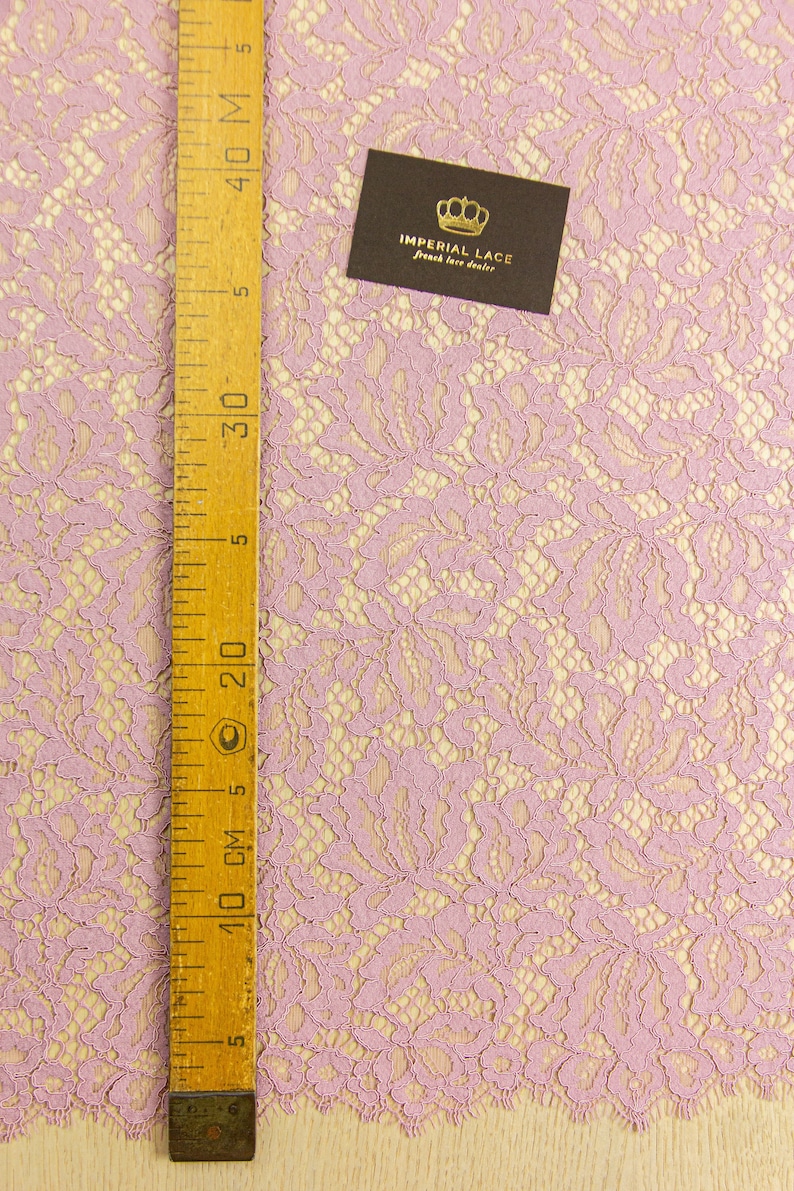 Lace fabric scalloped lace fabric boho lace fabric Fabric By the Yard K01029 alencon lace fabric bridal lace fabric Pink lace fabric