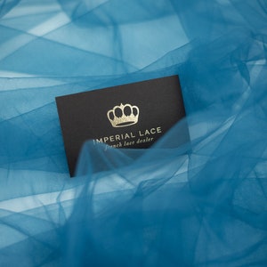 Blue tulle fabric, Evening dress tulle, Skirt fabric, Lingerie net fabric, Tulle fabric, Blue tulle fabric, Tulle dress fabric, Mesh T00334