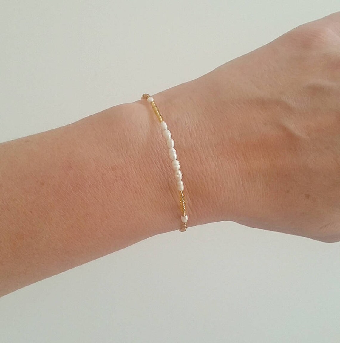 Mini Freshwater Pearl Single Bracelet