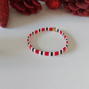 Miyuki Tila Bracelet, Tila Bracelet, Stacking Bracelet, Japanese Bracelet For Women, Elastic Bracelet, Tila Strech Jewelry, Square Bead Gift