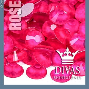 NEON RHINESTONES - Divas Rhinestones Eltanin Rose #2020 Glass Crystal Neon 'Rose'