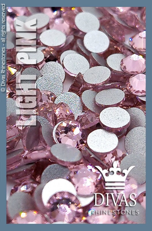 DIVAS RHINESTONES - Eltanin Rose #2020 Glass Crystal 'Light