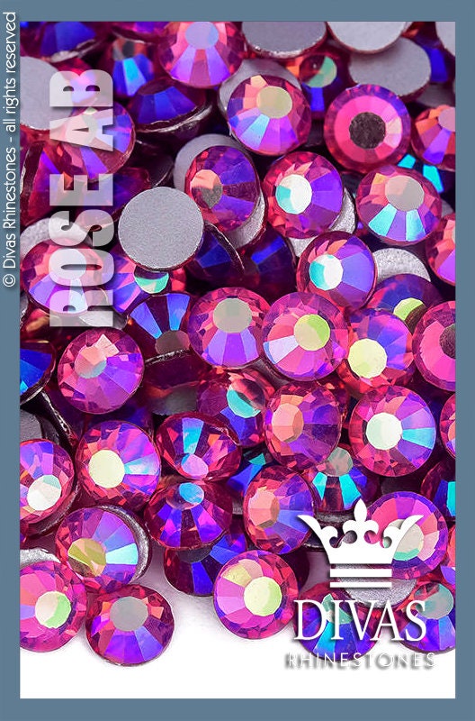 DIVAS RHINESTONES - Eltanin Rose #2020 Glass Crystal 'Light Amethyst AB' –  Divas Rhinestones