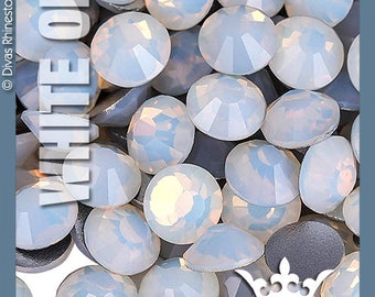 OPALE STRASS - Eltanin Rose # 2020 verre cristal « White Opal »