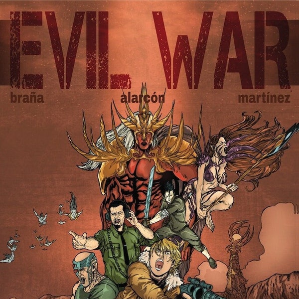 Evil War Graphic Novel ~ #1B Alt. Cover