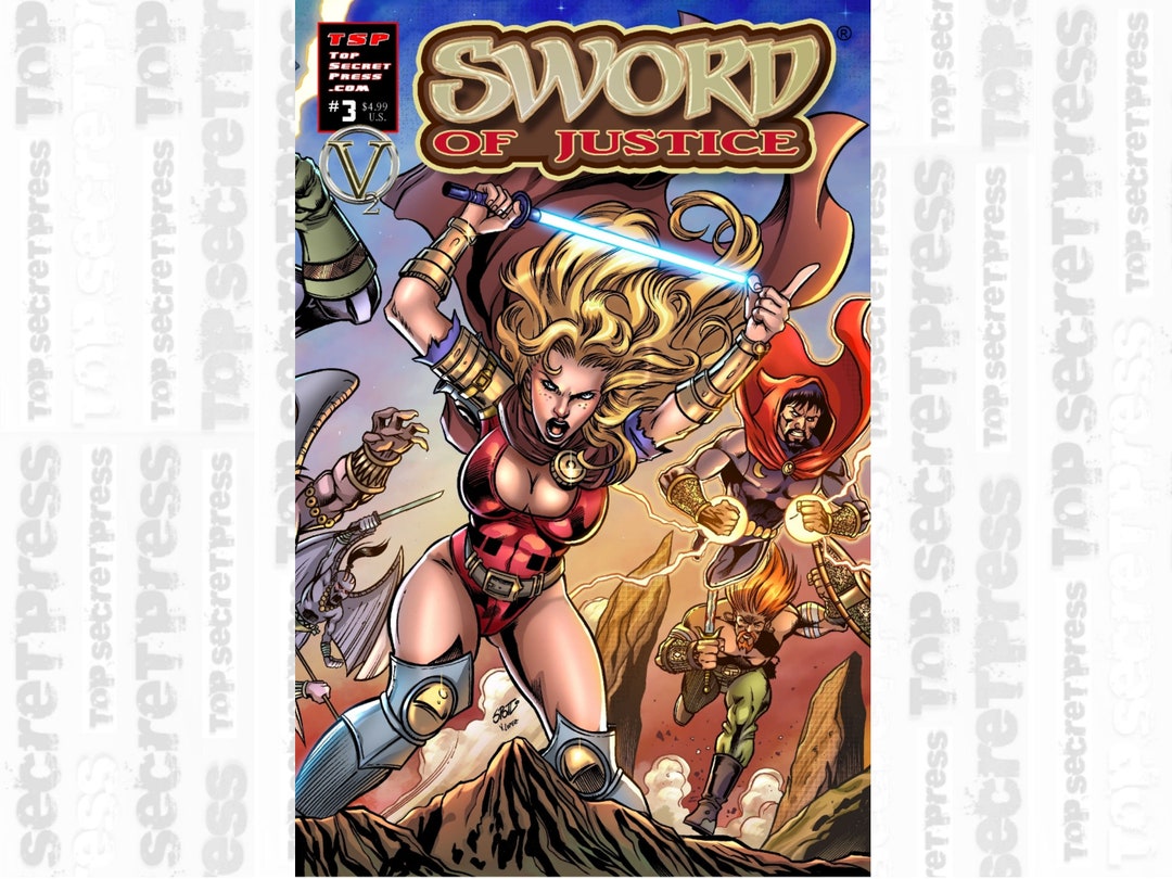 Sword of Justice V2 3A Regular Cover Etsy