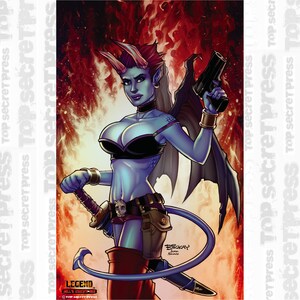 Print - Legend: HE &#39;Lurid&#39; Assassin of Satan