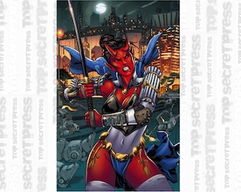 Demon Samurai #2D ~ Variant Virgin Cover