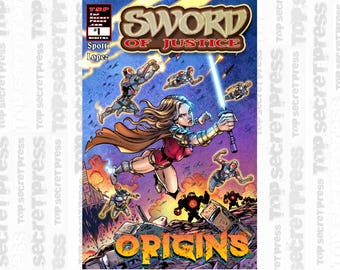Sword of Justice Origins #1A ~ Digital Comic Regular Cover