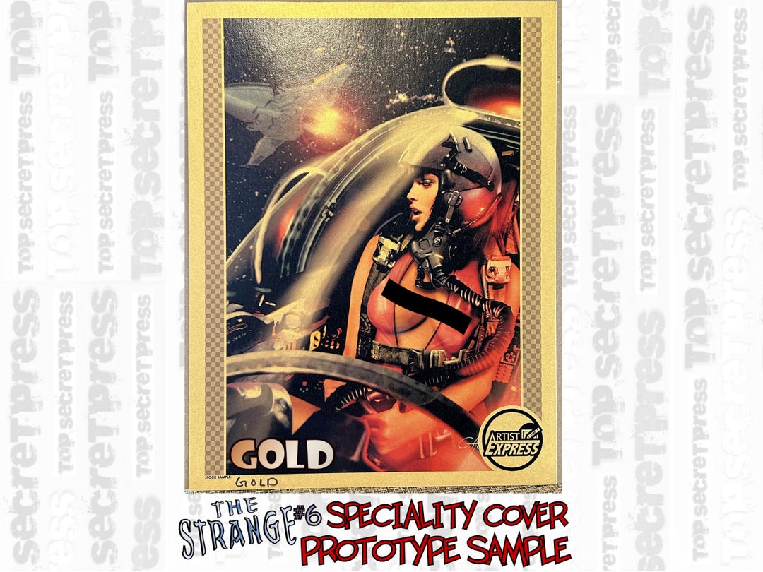 Prototype Cover Gold the Strange 6 Nude Etsy
