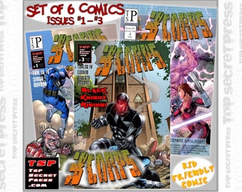 3CORPS Set ~ #1-#3 ~ Regular Covers