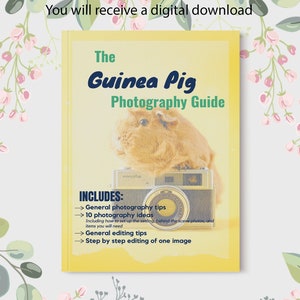 Guinea Pig Photography Guide - Digital Download - Guinea Pig Gift - Guinea Pig Present