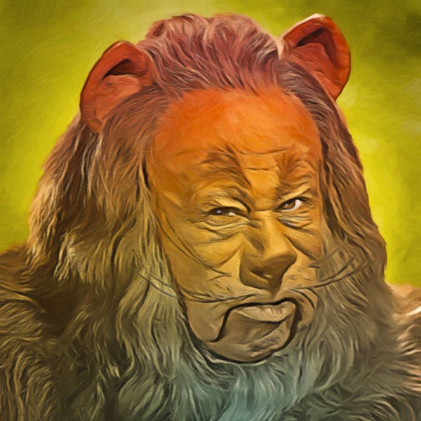 cowardly lion headpiece