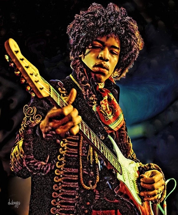 Jimi in Purple