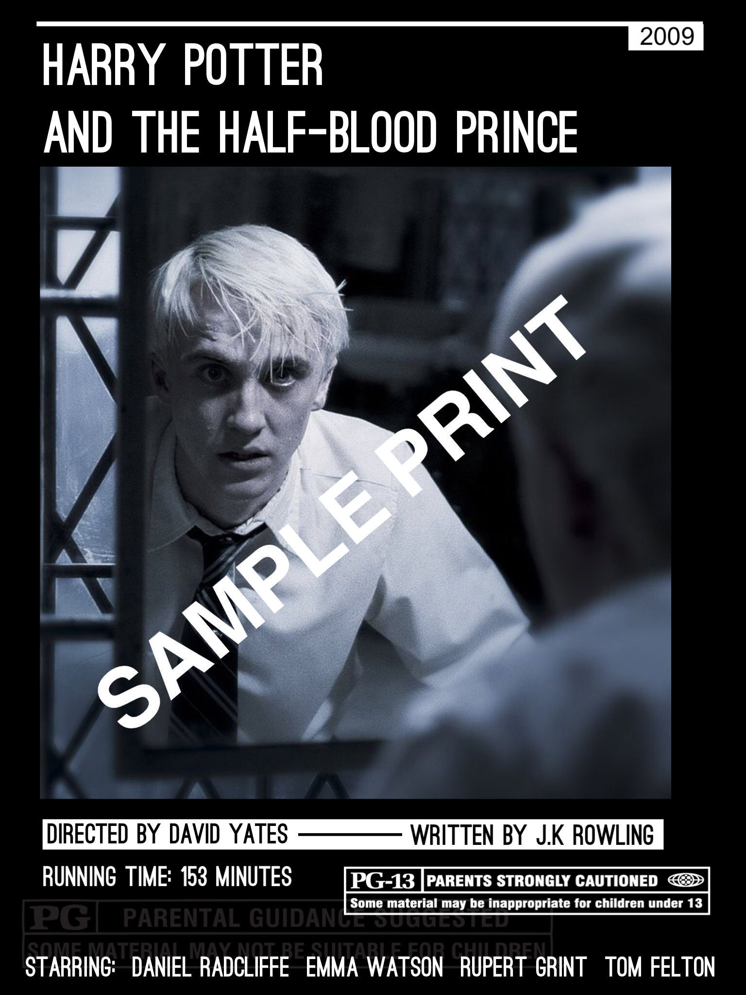 Draco Malfoy Poster Print/Image | Etsy