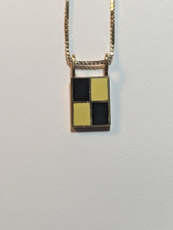 Tiffany/Ralph Lauren enamel pendant - image 1