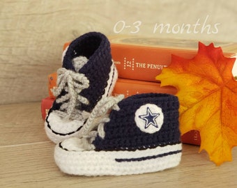 dallas cowboys baby booties