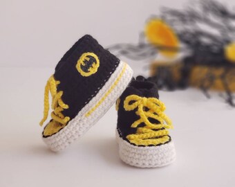 batman baby booties