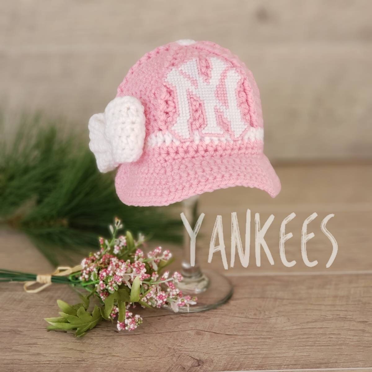 baby pink ny cap
