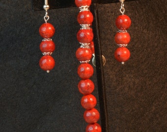 red sponge coral-set