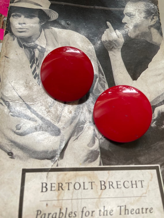 Theatrical dramatic extra large Napier signed red… - image 1