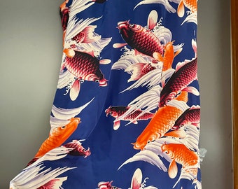 Japanese Koi Fish Womens A-Line Chiffon Blouse Shirt Tops Japanese Koi Fish Womens A-Line Chiffon Blouse Shirt Tops