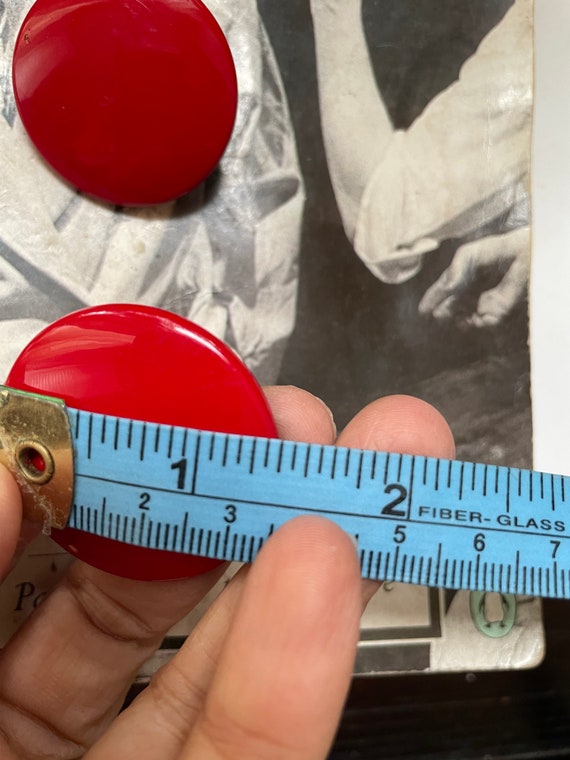 Theatrical dramatic extra large Napier signed red… - image 2