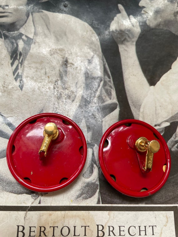 Theatrical dramatic extra large Napier signed red… - image 5