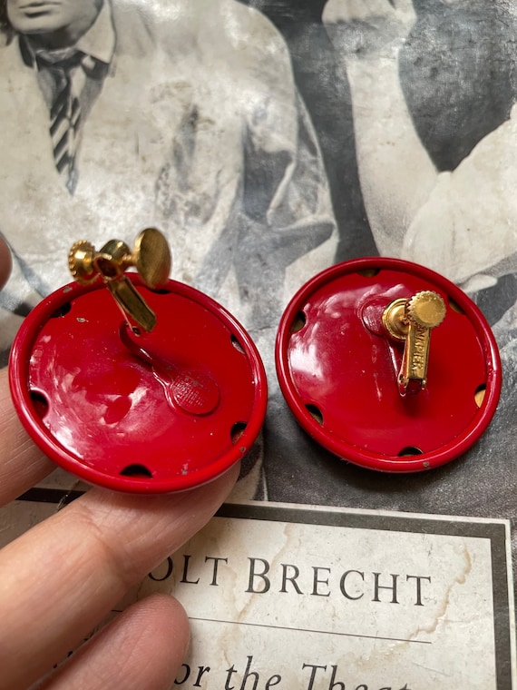 Theatrical dramatic extra large Napier signed red… - image 3