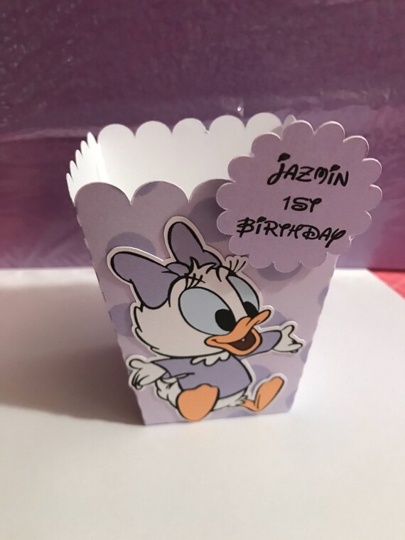 Baby Daisy Duck Popcorn Box Etsy