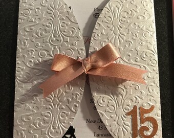 Paris Eiffel Tower Invitations