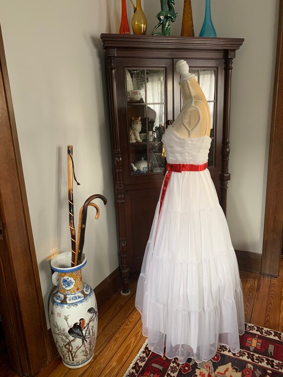 Vintage White Wedding Dress, Vintage Bridal Dress… - image 7