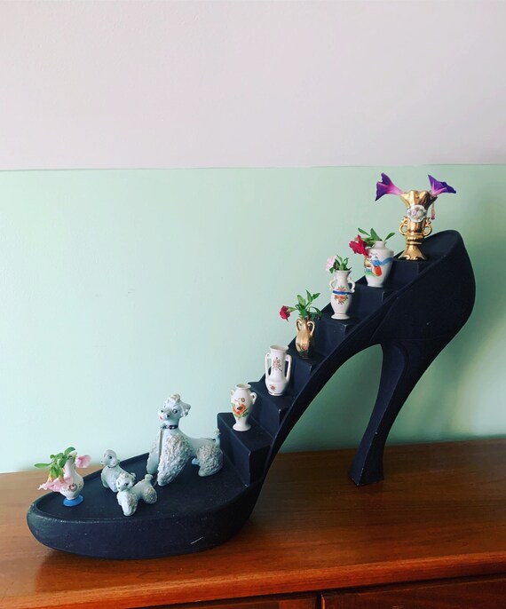 Vintage Large Stiletto High Heel Display Shoe Just the Right Etsy