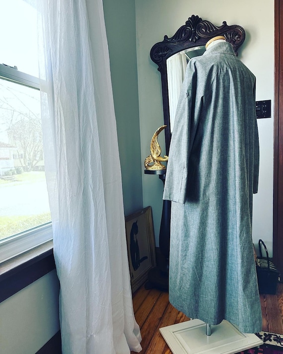 Vintage Grey Count Romi Jacket, Long Grey Trench … - image 7
