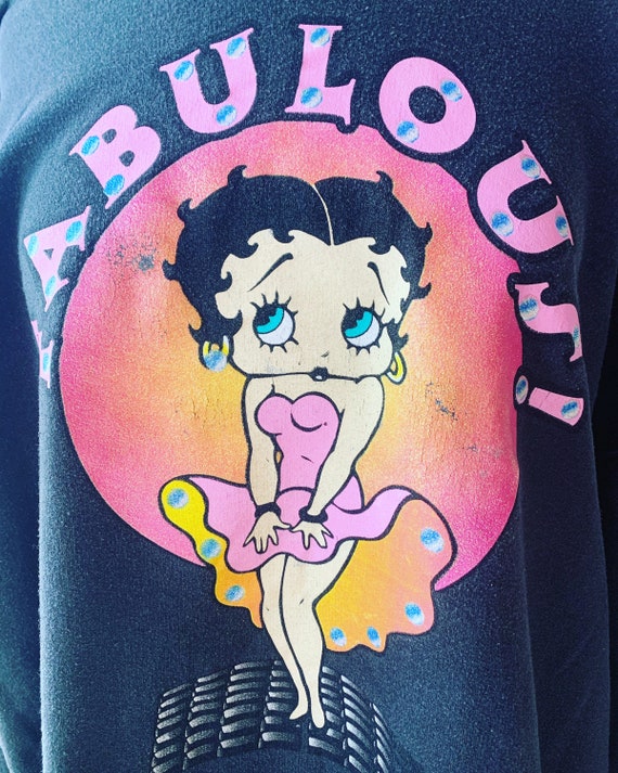 90s Betty Boop Graphic Sweater, Fabulous Betty Bo… - image 2