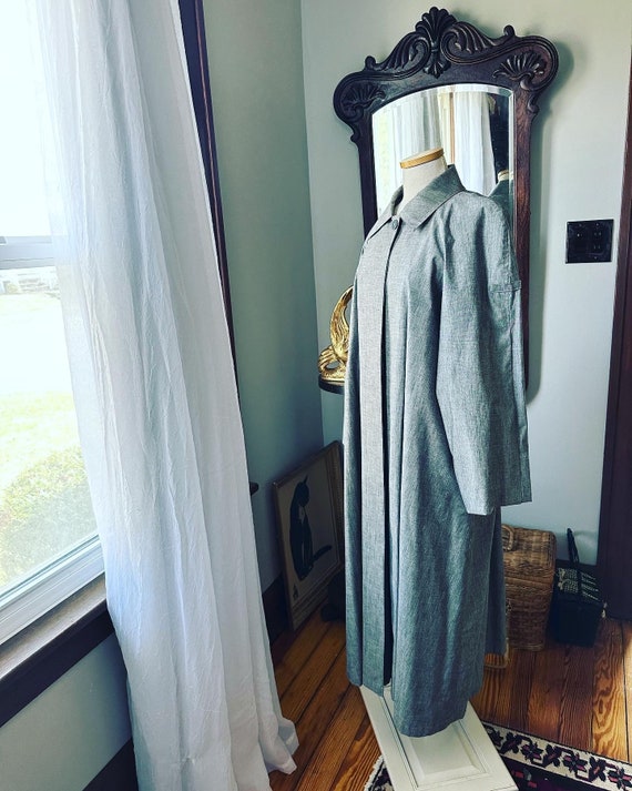 Vintage Grey Count Romi Jacket, Long Grey Trench … - image 3