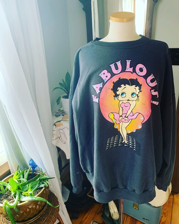 90s Betty Boop Graphic Sweater, Fabulous Betty Bo… - image 10