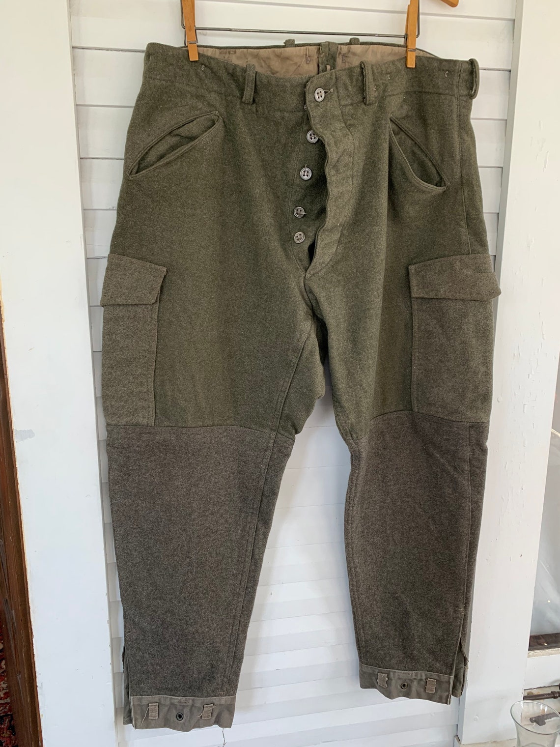 wool army pants